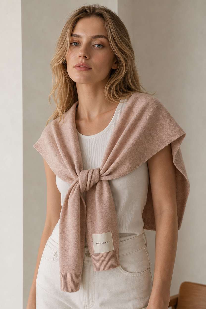 🌸🌸Women Solid Color Knit Shawl