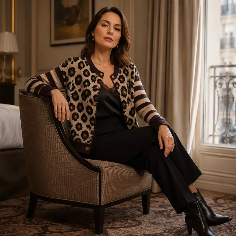 🔥 FINAL HOURS — Women's Leopard Print Cardigan | Chic & Cozy Everyday Style