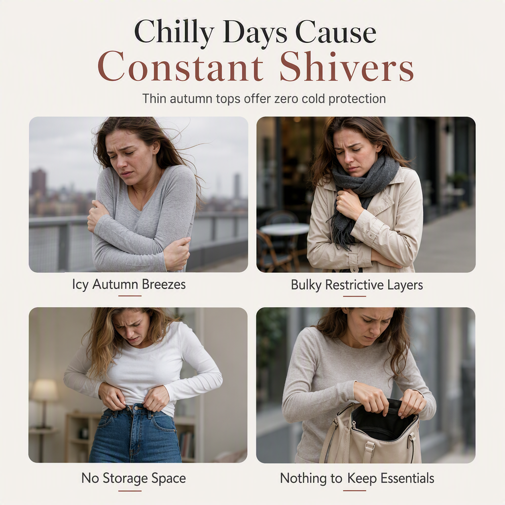 🍂🔥 FINAL HOURS — Women's Warm Crew-Neck Long-Sleeve Top | Cozy Everyday Comfort