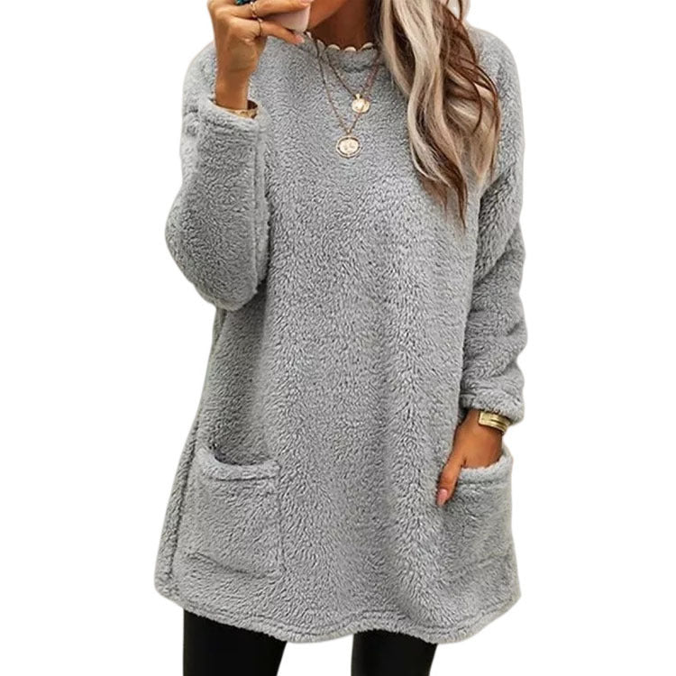🍂🔥 FINAL HOURS — Women's Warm Crew-Neck Long-Sleeve Top | Cozy Everyday Comfort
