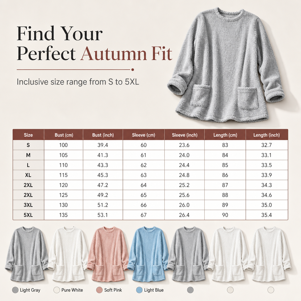 🍂🔥 FINAL HOURS — Women's Warm Crew-Neck Long-Sleeve Top | Cozy Everyday Comfort