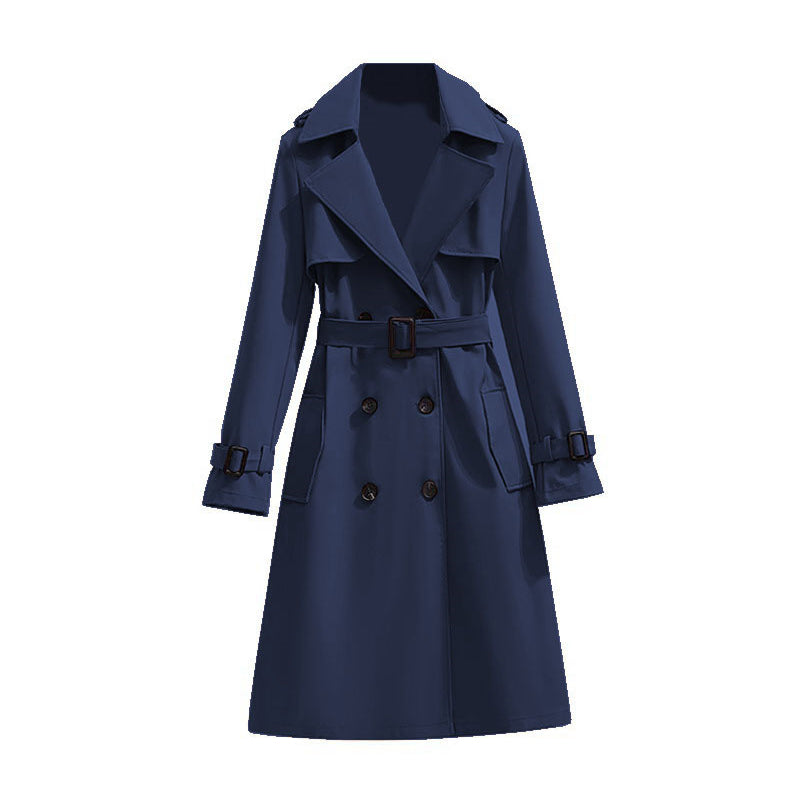 Drapes evenly, exudes enduring elegance—a high-quality, timeless trench coat🧥✨