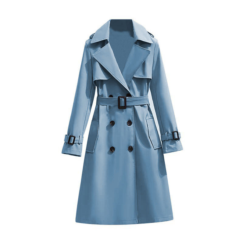 Drapes evenly, exudes enduring elegance—a high-quality, timeless trench coat🧥✨