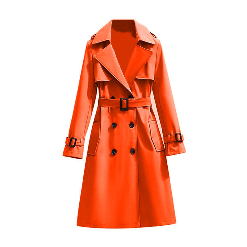 Drapes evenly, exudes enduring elegance—a high-quality, timeless trench coat🧥✨