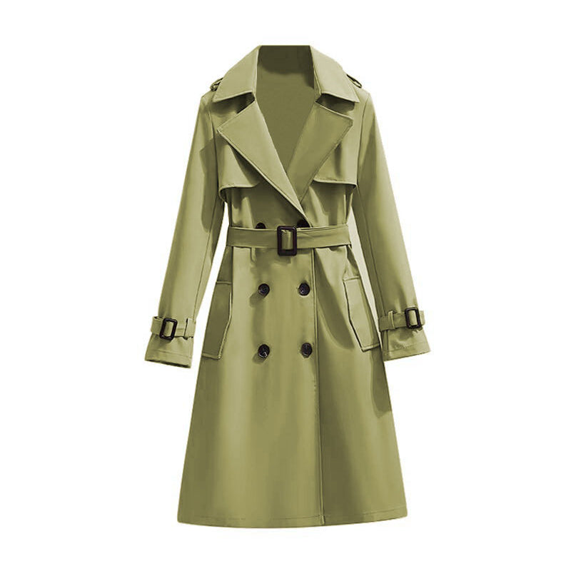 Drapes evenly, exudes enduring elegance—a high-quality, timeless trench coat🧥✨