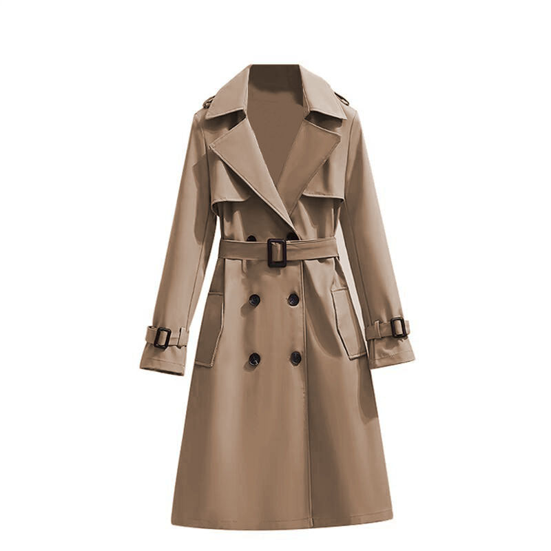 Drapes evenly, exudes enduring elegance—a high-quality, timeless trench coat🧥✨