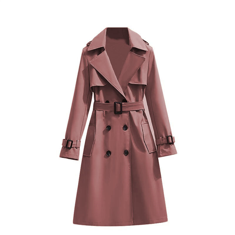 Drapes evenly, exudes enduring elegance—a high-quality, timeless trench coat🧥✨