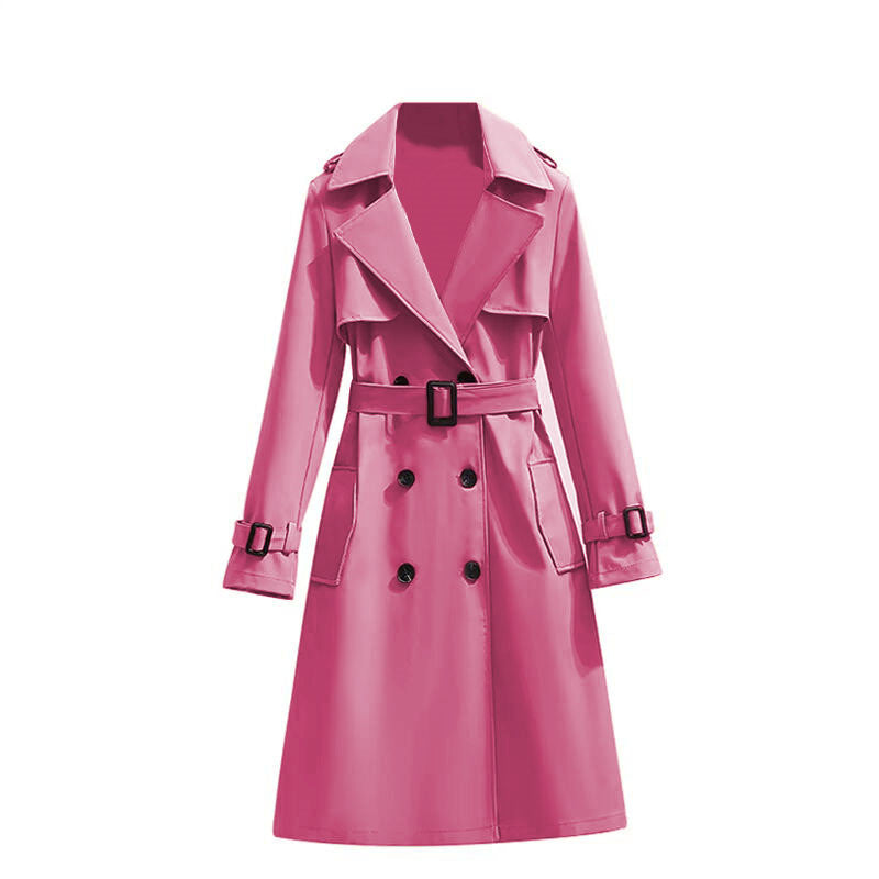 Drapes evenly, exudes enduring elegance—a high-quality, timeless trench coat🧥✨